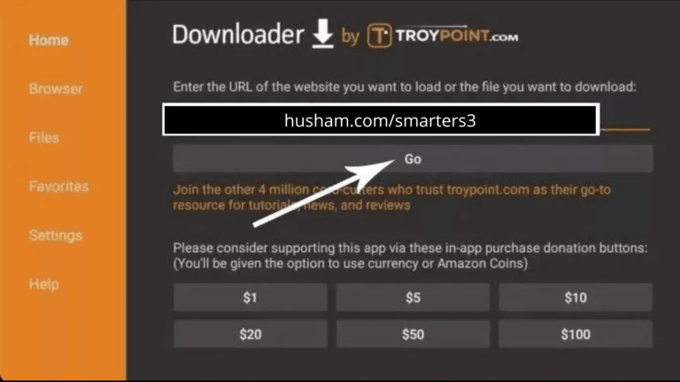 Étape 16 - Entrez l'URL de l'APK Trimixtriangles